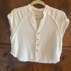 White we the free by free people top.  Only worn once.